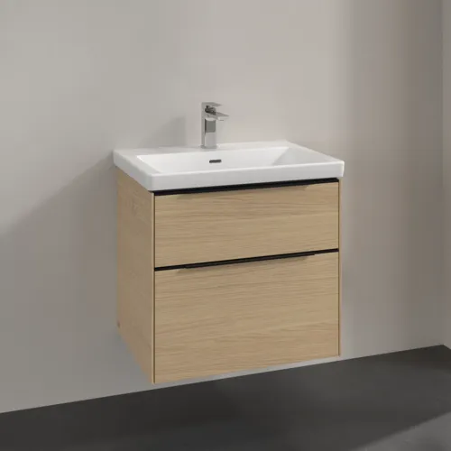 Bild von VILLEROY BOCH Subway 3.0 Waschbeckenunterschrank, 2 Auszüge, 622 x 576 x 478 mm, Nordic Oak #C57601VJ