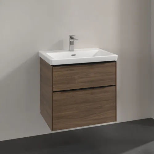 Bild von VILLEROY BOCH Subway 3.0 Waschbeckenunterschrank, 2 Auszüge, 622 x 576 x 478 mm, Arizona Oak #C57601VH