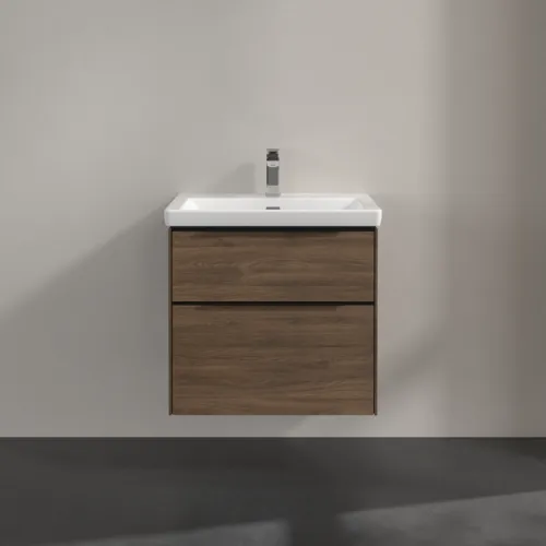 Bild von VILLEROY BOCH Subway 3.0 Waschbeckenunterschrank, 2 Auszüge, 622 x 576 x 478 mm, Arizona Oak #C57601VH