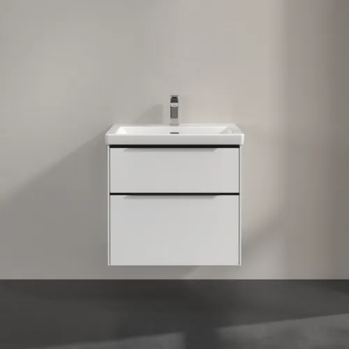 Bild von VILLEROY BOCH Subway 3.0 Waschbeckenunterschrank, 2 Auszüge, 622 x 576 x 478 mm, Pure White #C57601VF