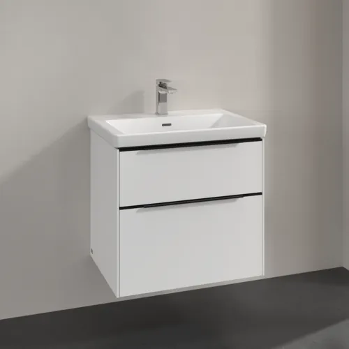 Bild von VILLEROY BOCH Subway 3.0 Waschbeckenunterschrank, 2 Auszüge, 622 x 576 x 478 mm, Pure White #C57601VF