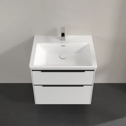 Bild von VILLEROY BOCH Subway 3.0 Waschbeckenunterschrank, 2 Auszüge, 622 x 576 x 478 mm, Pure White #C57601VF