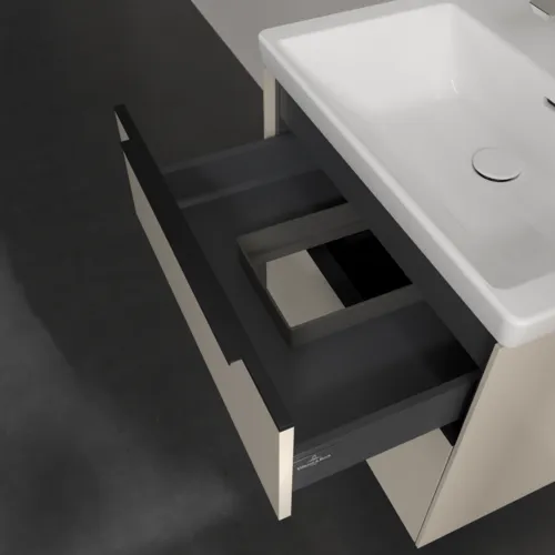 Bild von VILLEROY BOCH Subway 3.0 Waschbeckenunterschrank, 2 Auszüge, 622 x 576 x 478 mm, Cashmere Grey #C57601VN