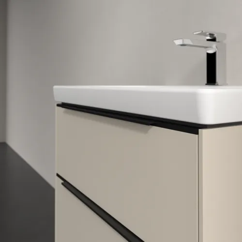 Bild von VILLEROY BOCH Subway 3.0 Waschbeckenunterschrank, 2 Auszüge, 622 x 576 x 478 mm, Cashmere Grey #C57601VN