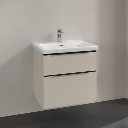 Bild von VILLEROY BOCH Subway 3.0 Waschbeckenunterschrank, 2 Auszüge, 622 x 576 x 478 mm, Cashmere Grey #C57601VN