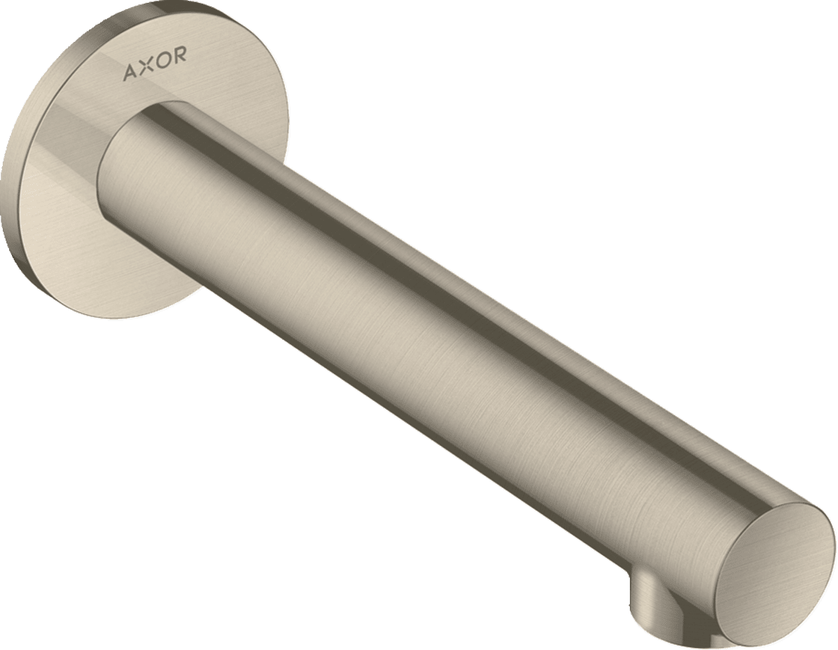 Obrázek HANSGROHE AXOR Uno Vanový výtok, rovný #45410820 - kartáčovaný nikl