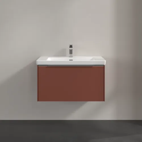 Bild von VILLEROY BOCH Subway 3.0 Waschbeckenunterschrank, 1 Auszug, 772 x 429 x 478 mm, Wine Red #C57300AH