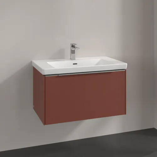Bild von VILLEROY BOCH Subway 3.0 Waschbeckenunterschrank, 1 Auszug, 772 x 429 x 478 mm, Wine Red #C57300AH