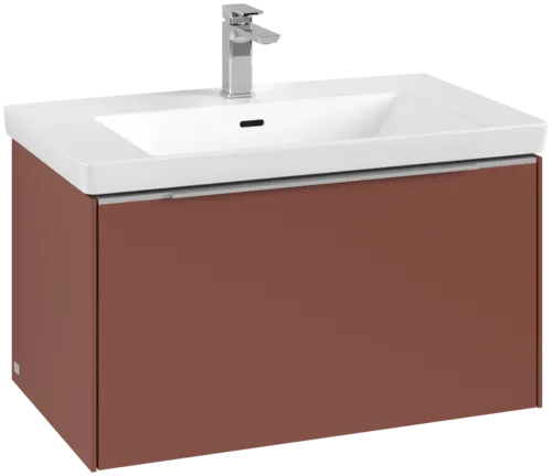 Bild von VILLEROY BOCH Subway 3.0 Waschbeckenunterschrank, 1 Auszug, 772 x 429 x 478 mm, Wine Red #C57300AH