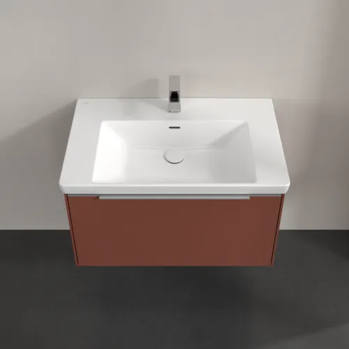 Bild von VILLEROY BOCH Subway 3.0 Waschbeckenunterschrank, 1 Auszug, 772 x 429 x 478 mm, Wine Red #C57300AH