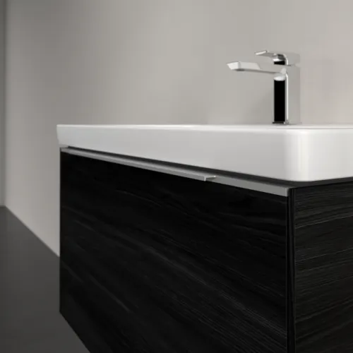 Bild von VILLEROY BOCH Subway 3.0 Waschbeckenunterschrank, 1 Auszug, 772 x 429 x 478 mm, Black Oak #C57300AB