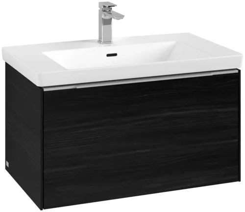 Bild von VILLEROY BOCH Subway 3.0 Waschbeckenunterschrank, 1 Auszug, 772 x 429 x 478 mm, Black Oak #C57300AB