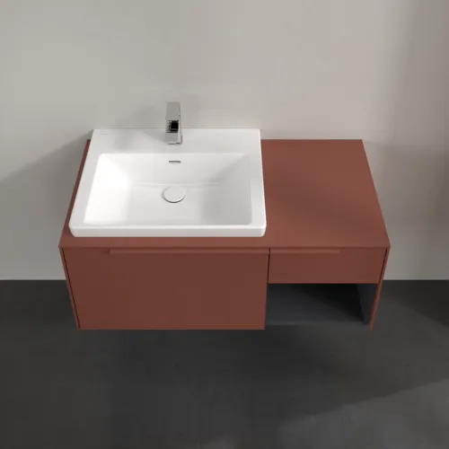 Bild von VILLEROY BOCH Subway 3.0 Waschbeckenunterschrank, 2 Auszüge, 1001 x 423 x 516 mm, Wine Red / Wine Red #C57202AH