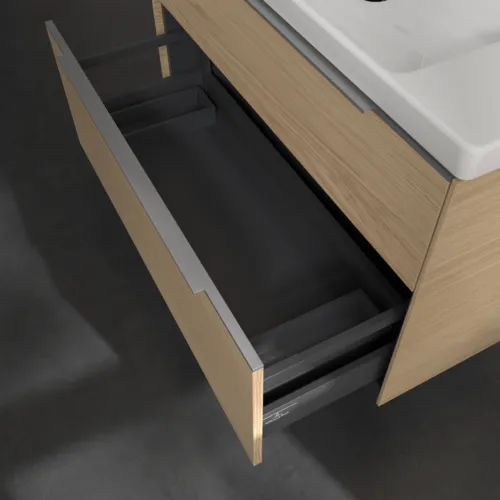 Bild von VILLEROY BOCH Subway 3.0 Waschbeckenunterschrank, 2 Auszüge, 973 x 576 x 478 mm, Nordic Oak #C57000VJ