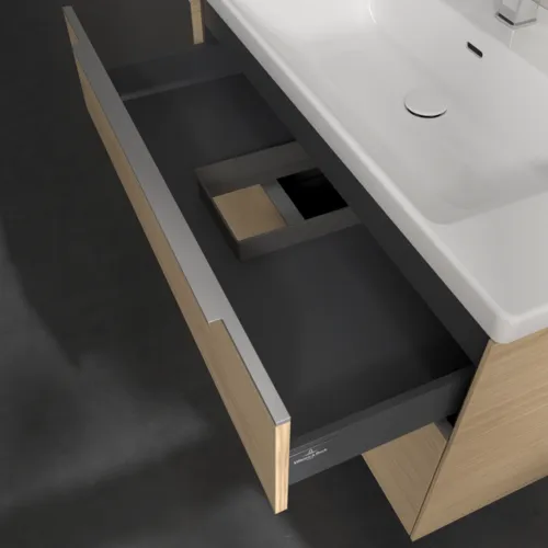 Bild von VILLEROY BOCH Subway 3.0 Waschbeckenunterschrank, 2 Auszüge, 973 x 576 x 478 mm, Nordic Oak #C57000VJ