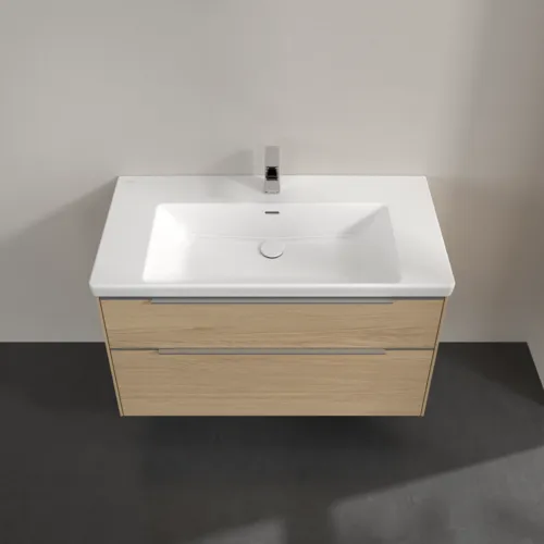 Bild von VILLEROY BOCH Subway 3.0 Waschbeckenunterschrank, 2 Auszüge, 973 x 576 x 478 mm, Nordic Oak #C57000VJ