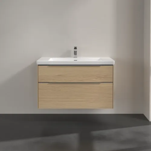 Bild von VILLEROY BOCH Subway 3.0 Waschbeckenunterschrank, 2 Auszüge, 973 x 576 x 478 mm, Nordic Oak #C57000VJ