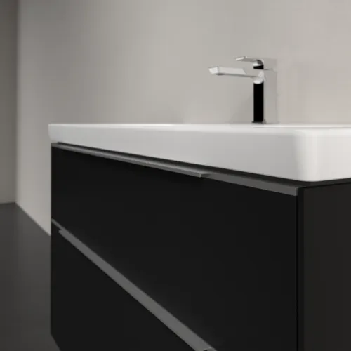 Bild von VILLEROY BOCH Subway 3.0 Waschbeckenunterschrank, 2 Auszüge, 973 x 576 x 478 mm, Volcano Black #C57000VL