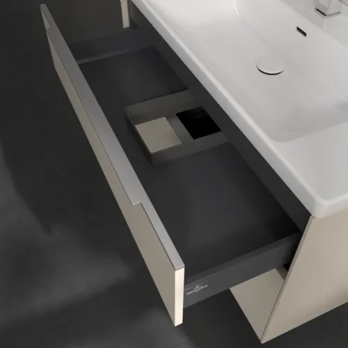 Bild von VILLEROY BOCH Subway 3.0 Waschbeckenunterschrank, 2 Auszüge, 973 x 576 x 478 mm, Cashmere Grey #C57000VN