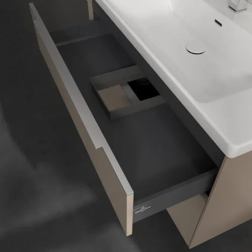 Bild von VILLEROY BOCH Subway 3.0 Waschbeckenunterschrank, 2 Auszüge, 973 x 576 x 478 mm, Taupe #C57000VM