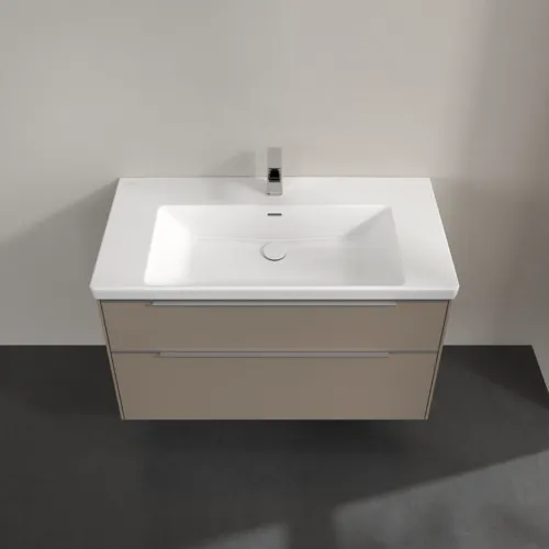 Bild von VILLEROY BOCH Subway 3.0 Waschbeckenunterschrank, 2 Auszüge, 973 x 576 x 478 mm, Taupe #C57000VM