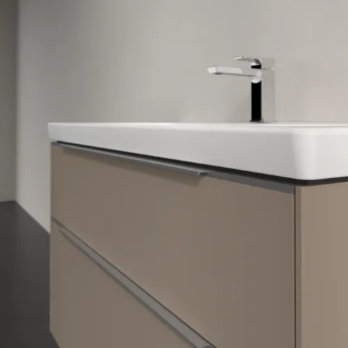 Bild von VILLEROY BOCH Subway 3.0 Waschbeckenunterschrank, 2 Auszüge, 973 x 576 x 478 mm, Taupe #C57000VM