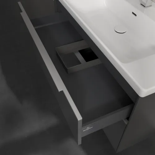 Bild von VILLEROY BOCH Subway 3.0 Waschbeckenunterschrank, 2 Auszüge, 973 x 576 x 478 mm, Graphite #C57000VR
