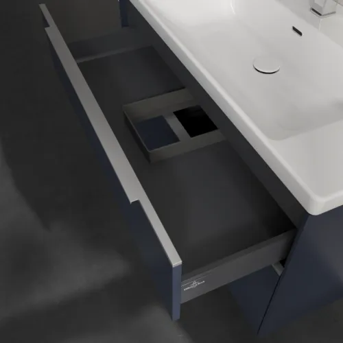 Bild von VILLEROY BOCH Subway 3.0 Waschbeckenunterschrank, 2 Auszüge, 973 x 576 x 478 mm, Marine Blue #C57000VQ