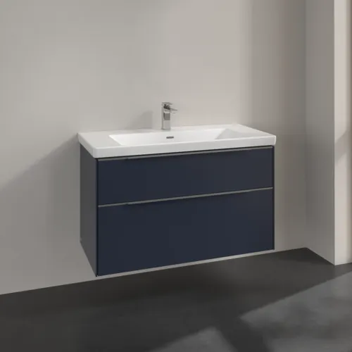 Bild von VILLEROY BOCH Subway 3.0 Waschbeckenunterschrank, 2 Auszüge, 973 x 576 x 478 mm, Marine Blue #C57000VQ