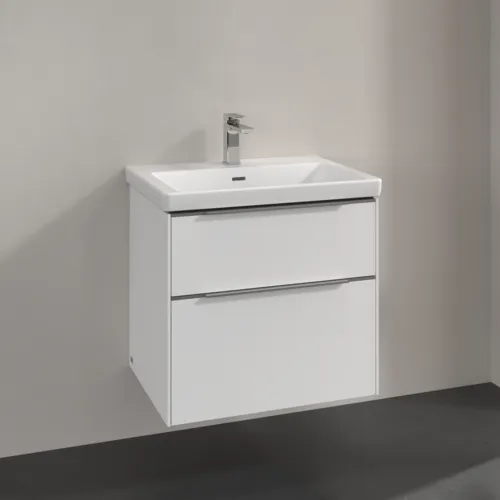 Bild von VILLEROY BOCH Subway 3.0 Waschbeckenunterschrank, 2 Auszüge, 622 x 576 x 478 mm, Brilliant White #C57600VE