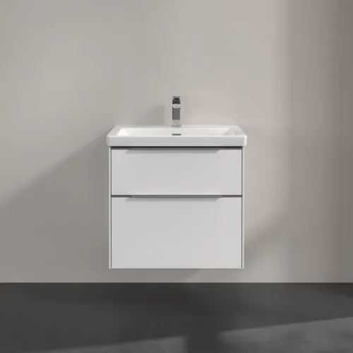 Bild von VILLEROY BOCH Subway 3.0 Waschbeckenunterschrank, 2 Auszüge, 622 x 576 x 478 mm, Brilliant White #C57600VE