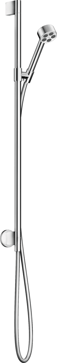 Bild von HANSGROHE AXOR One Brauseset 75 1jet EcoSmart mit Wandanschluss #48791000 - Chrom