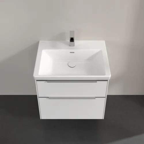 Bild von VILLEROY BOCH Subway 3.0 Waschbeckenunterschrank, 2 Auszüge, 622 x 576 x 478 mm, Pure White #C57600VF