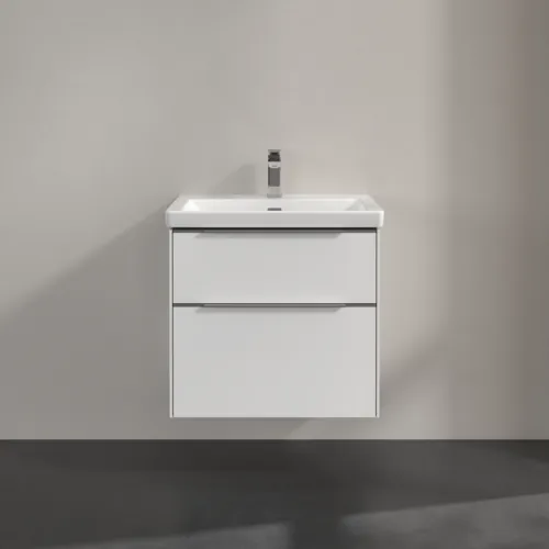 Bild von VILLEROY BOCH Subway 3.0 Waschbeckenunterschrank, 2 Auszüge, 622 x 576 x 478 mm, Pure White #C57600VF