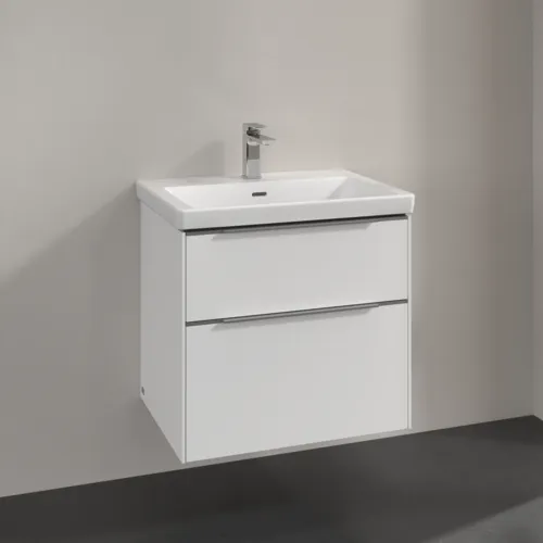 Bild von VILLEROY BOCH Subway 3.0 Waschbeckenunterschrank, 2 Auszüge, 622 x 576 x 478 mm, Pure White #C57600VF