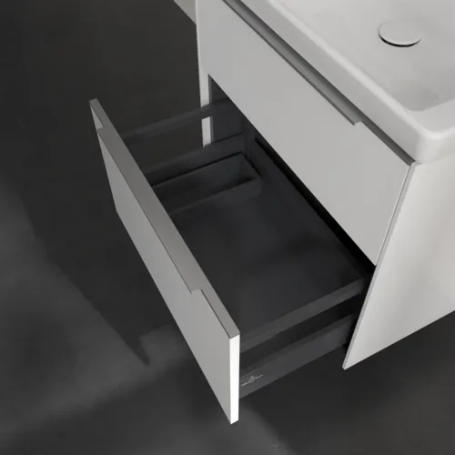 Bild von VILLEROY BOCH Subway 3.0 Waschbeckenunterschrank, 2 Auszüge, 622 x 576 x 478 mm, Pure White #C57600VF