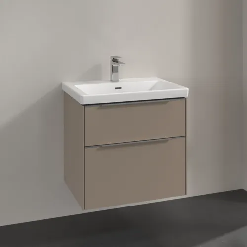 Bild von VILLEROY BOCH Subway 3.0 Waschbeckenunterschrank, 2 Auszüge, 622 x 576 x 478 mm, Taupe #C57600VM