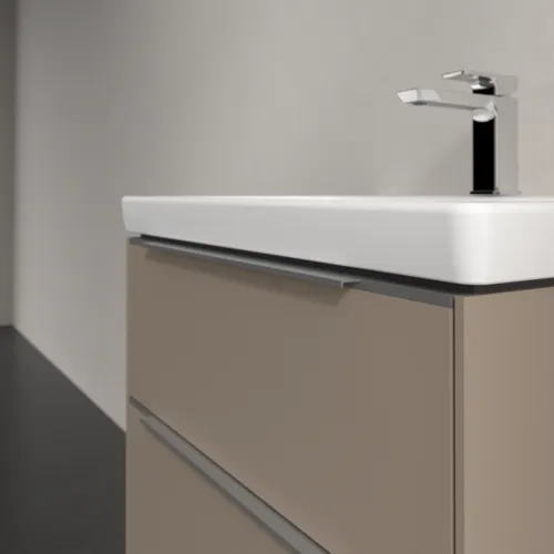 Bild von VILLEROY BOCH Subway 3.0 Waschbeckenunterschrank, 2 Auszüge, 622 x 576 x 478 mm, Taupe #C57600VM