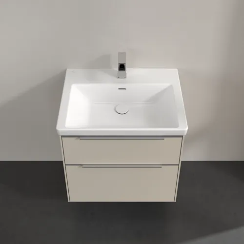 Bild von VILLEROY BOCH Subway 3.0 Waschbeckenunterschrank, 2 Auszüge, 622 x 576 x 478 mm, Cashmere Grey #C57600VN
