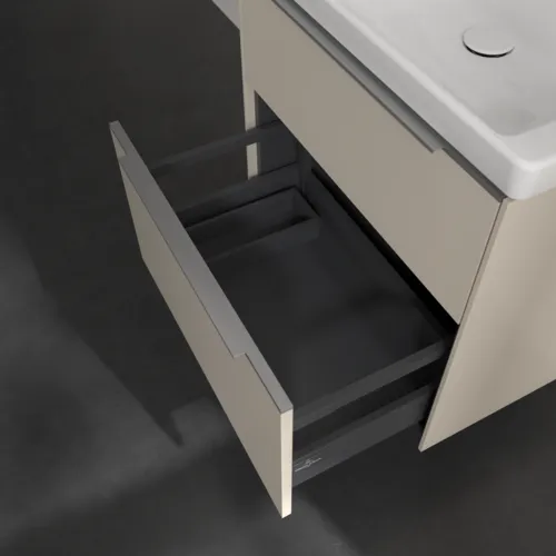 Bild von VILLEROY BOCH Subway 3.0 Waschbeckenunterschrank, 2 Auszüge, 622 x 576 x 478 mm, Cashmere Grey #C57600VN