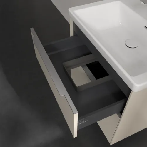 Bild von VILLEROY BOCH Subway 3.0 Waschbeckenunterschrank, 2 Auszüge, 622 x 576 x 478 mm, Cashmere Grey #C57600VN