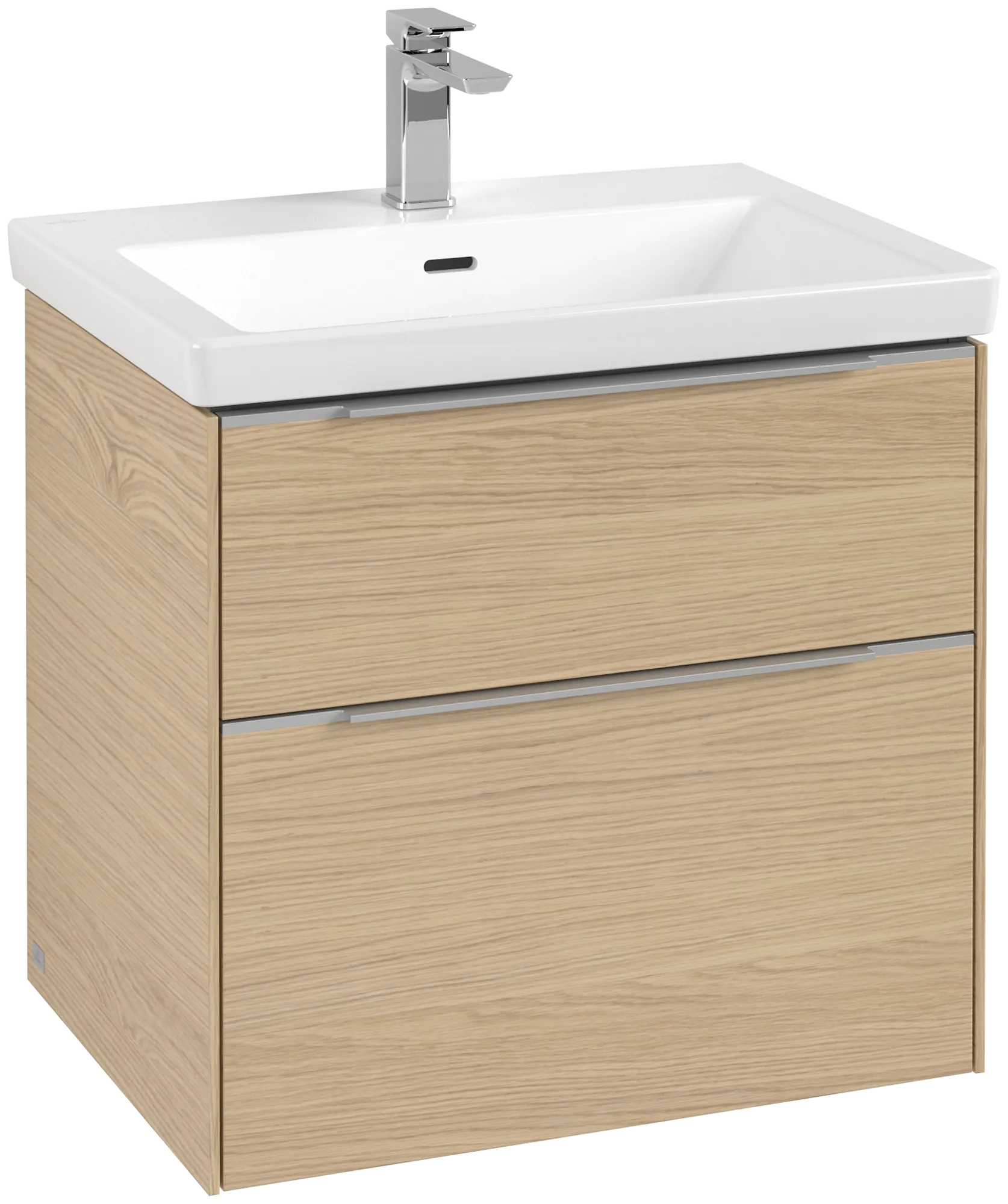 Bild von VILLEROY BOCH Subway 3.0 Waschbeckenunterschrank, 2 Auszüge, 622 x 576 x 478 mm, Nordic Oak #C57600VJ