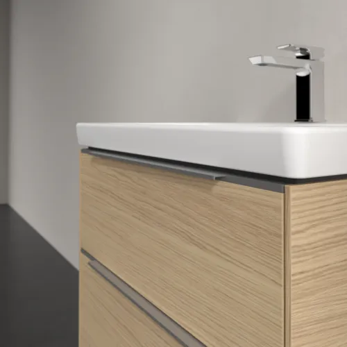Bild von VILLEROY BOCH Subway 3.0 Waschbeckenunterschrank, 2 Auszüge, 622 x 576 x 478 mm, Nordic Oak #C57600VJ