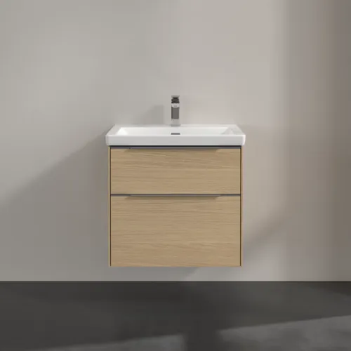 Bild von VILLEROY BOCH Subway 3.0 Waschbeckenunterschrank, 2 Auszüge, 622 x 576 x 478 mm, Nordic Oak #C57600VJ