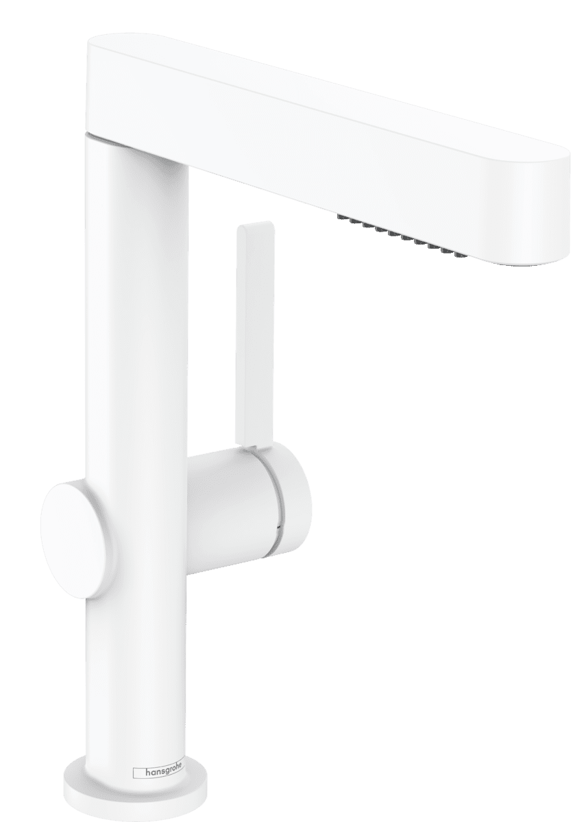 Bild von HANSGROHE Finoris Einhebel-Waschtischmischer 230 mit Ausziehbrause, 2jet und Push-Open Ablaufgarnitur #76063700 - Mattweiß