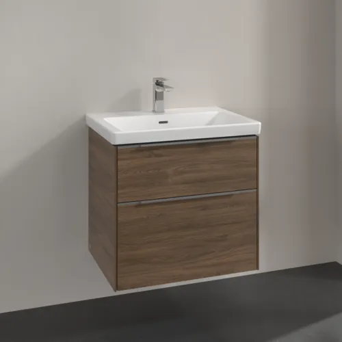 Bild von VILLEROY BOCH Subway 3.0 Waschbeckenunterschrank, 2 Auszüge, 622 x 576 x 478 mm, Arizona Oak #C57600VH