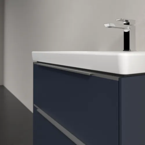 Bild von VILLEROY BOCH Subway 3.0 Waschbeckenunterschrank, 2 Auszüge, 622 x 576 x 478 mm, Marine Blue #C57600VQ