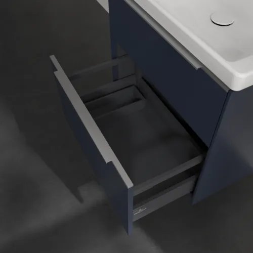 Bild von VILLEROY BOCH Subway 3.0 Waschbeckenunterschrank, 2 Auszüge, 622 x 576 x 478 mm, Marine Blue #C57600VQ