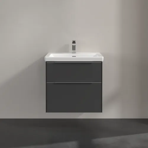 Bild von VILLEROY BOCH Subway 3.0 Waschbeckenunterschrank, 2 Auszüge, 622 x 576 x 478 mm, Graphite #C57600VR