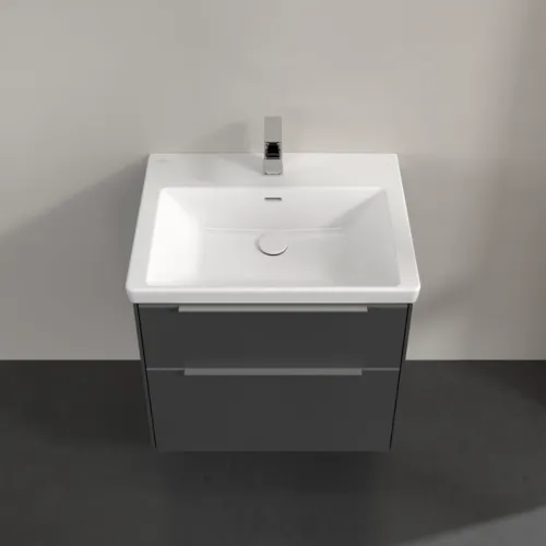 Bild von VILLEROY BOCH Subway 3.0 Waschbeckenunterschrank, 2 Auszüge, 622 x 576 x 478 mm, Graphite #C57600VR